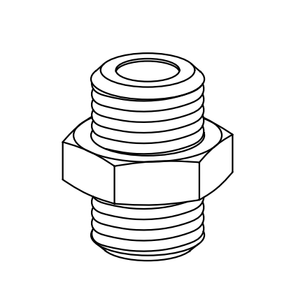 Double Nipple 250M-1/4 AVS Romer / Roemer 250257