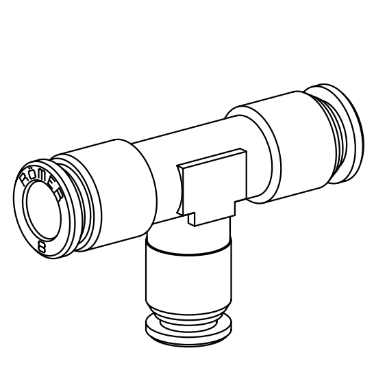 T-connector 954M-10 AVS Romer / Roemer 347415