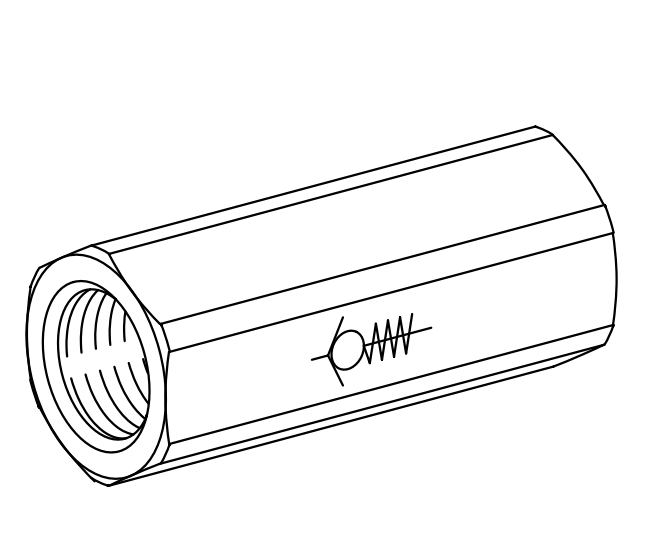 Non-Return valve VNR-133-M60-1/4F AVS Romer / Roemer 635005