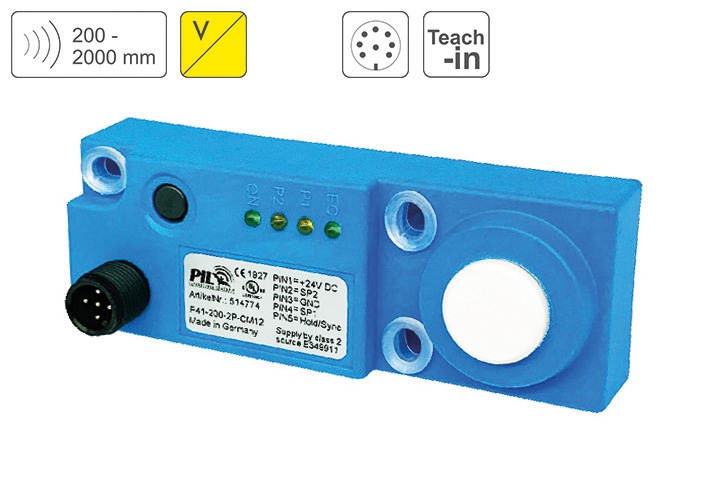 Ultrasonic Distance Sensor  PIL Sensoren P41-200-U-CM12