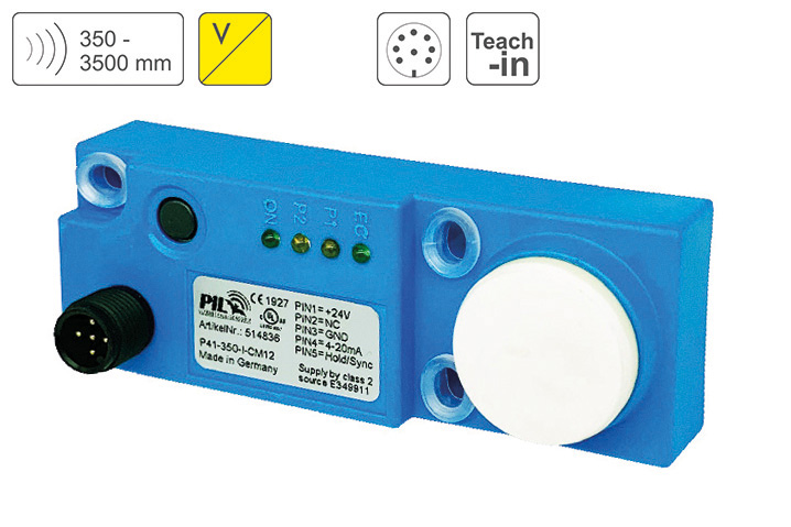 Ultrasonic Distance Sensor  PIL Sensoren P41-350-U-CM12