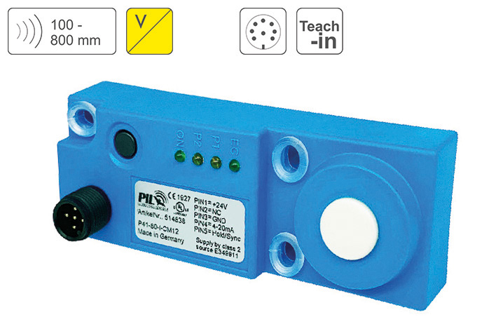 Ultrasonic Distance Sensor  PIL Sensoren P41-80-U-CM12