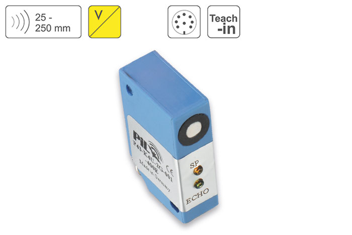 Ultrasonic Distance Sensor  PIL Sensoren P43-25-R40-PBT-U-CM8