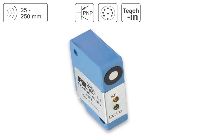 Ultrasonic Distance Sensor  PIL Sensoren P43-25-R40-PBT-P-CM8