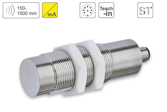 Ultrasonic Distance Sensor  PIL Sensoren P53-150-M30-I-CM12