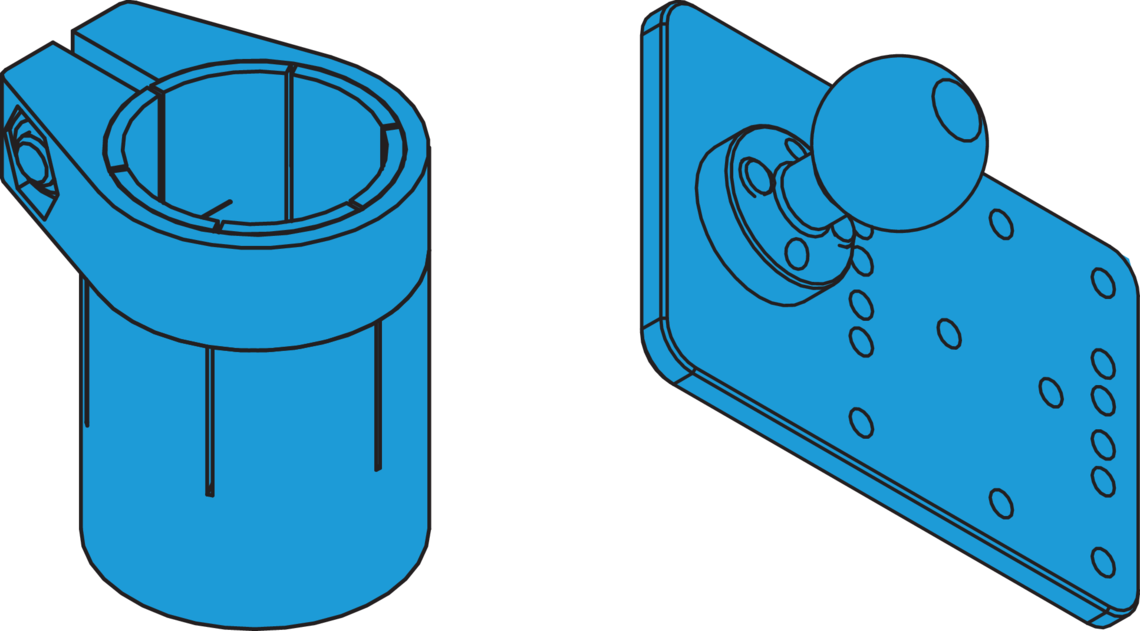 Bracket HS-VS-CS60-MP-KK-M3 Di-Soric 213328