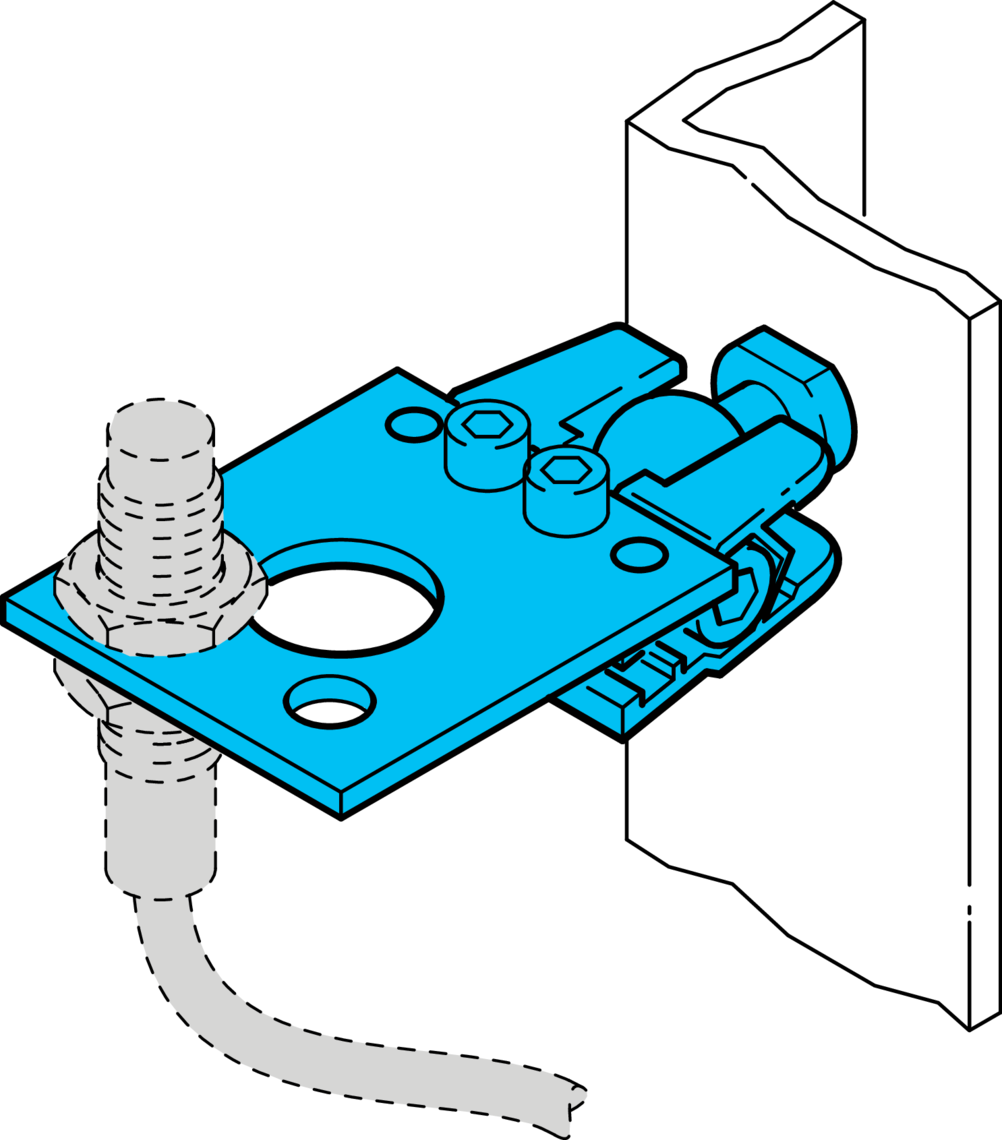 Bracket SHB-M5-8-12 Di-Soric 202808