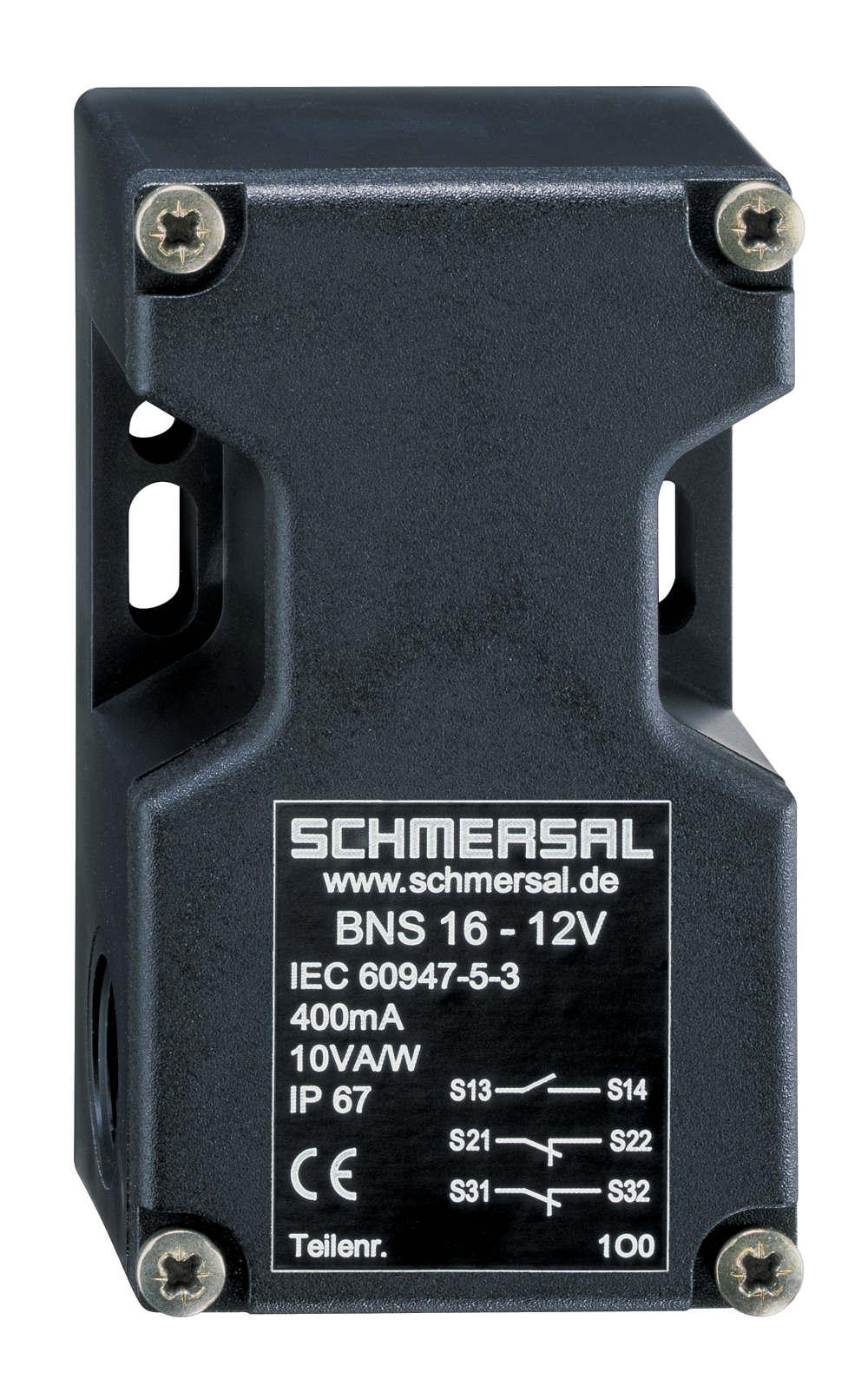 Magnetic safety sensor BNS 16-12ZV Schmersal 101172553