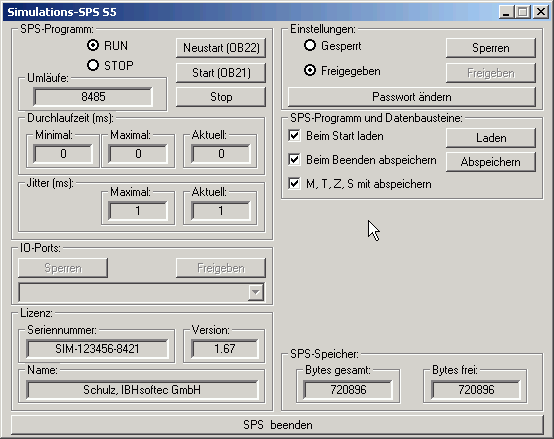  S5-Simulation-PLC IBH Softec 1018