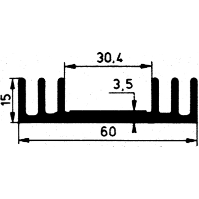 Heatsink WA502B Schaffner 