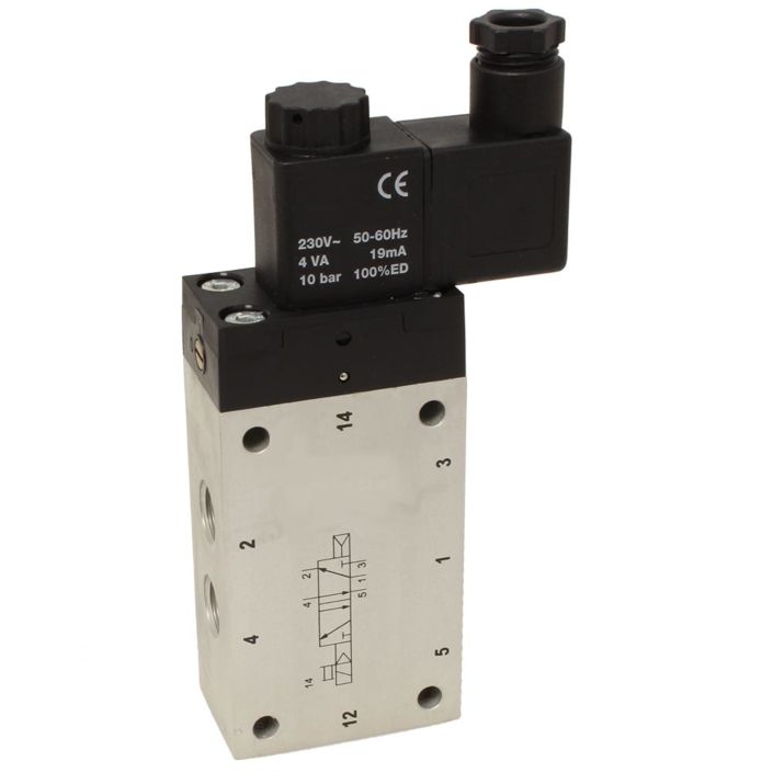 5/2 way solenoid valve  END-Armaturen WGS-PV-PD-24DC