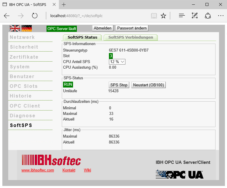  IBH OPC UA Server/Client IBH Softec 1180